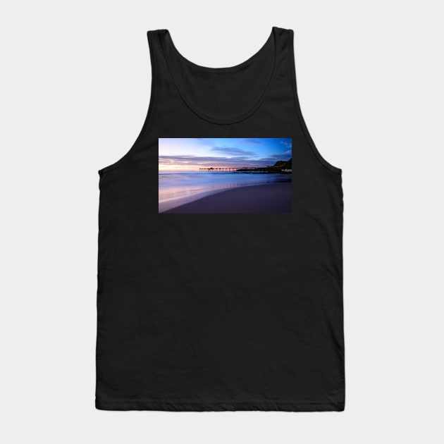 Sunrise, Catherine Hill Bay Pier Tank Top by jldunbar